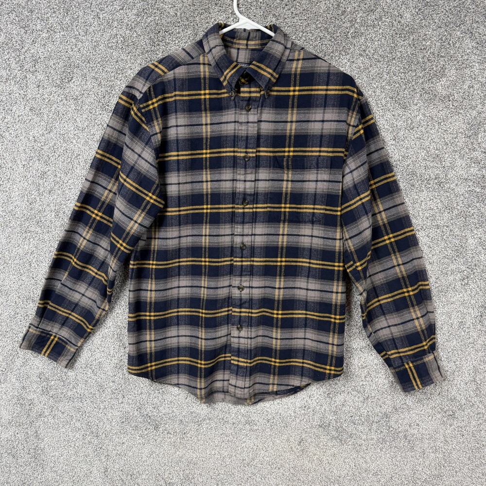 Vintage 90s Casernas Flannel Shirt M Earthy Americana Coastal Gorpcore Workwear